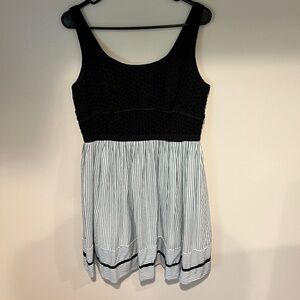 LOFT Black Textured Dress